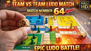 (MATCH NO 64) Ludo match Team vs Team Full challenge kar k  screenshot 1