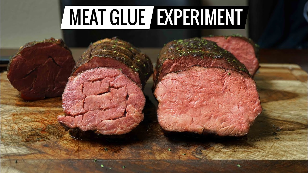 A meat glue experiment