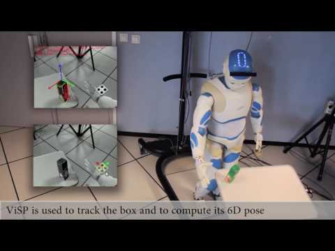 Visual Servoing in an Optimization Framework for the Whole-body Control of Humanoid Robots