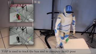 Visual Servoing in an Optimization Framework for the Whole-body Control of Humanoid Robots Profile
