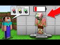 NOOB MUST CHOOSE RIGHT BATTERY TO CHARGE THIS ZOMBIE PIGMAN! in Minecraft Animation Noob vs Pro