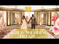 Gold & White Wedding Decor - The Dorchester Ceremony Transformed to Reception