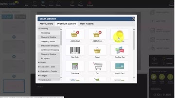 Using the Media Library - Explainer Software Demo