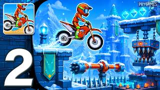 Moto X3M Bike Race Game - Gameplay Walkthrough Part 2 - Stunt Bike Extreme (Android, iOS)