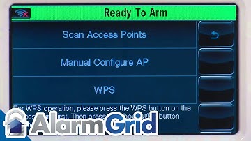 Honeywell L5100: Connecting to WPS using the LYNXTouch L5100 Security System