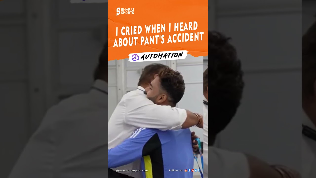 I cried when I heard about the pant’s accident | Sports News English | Bharat Sports