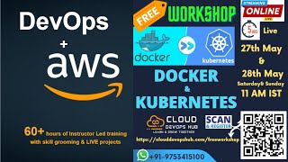 Free LIVE Docker Kubernetes and #Virtual Machines Weekend Workshop Part1/2 27th May 2023