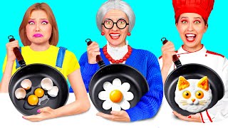Me vs Grandma Cooking Challenge | Tasty Kitchen Recipes by HAHANOM Challenge