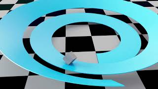 Rolling Cube along a path in C4D using math and Xpresso