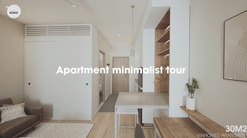 Apartment minimalist tour #1 | nội thất tối giản Minimalist