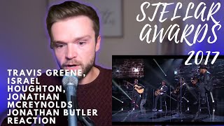 TRAVIS GREENE 2017 STELLAR AWARD PERFORMANCE feat. ISRAEL HOUGHTON, JONATHAN McREYNOLDS.. - REACTION