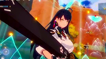 lin shows skill in combat Tower of Fantasy