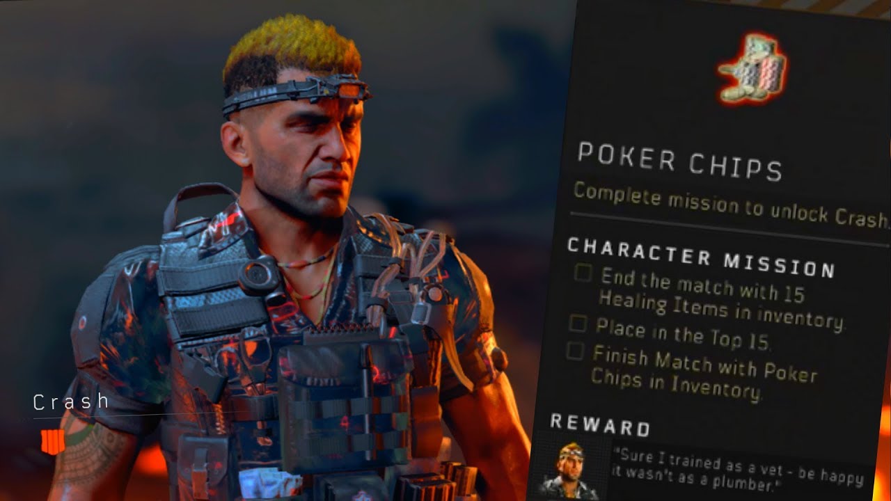 Blackout: How to Unlock Crash! (Poker Chip Location)