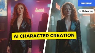 How to Create a Consistent AI Character with MidJourney + Freepik LoRAs