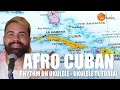 Afro Cuban/Salsa/Montuno Rhythms on Ukulele! - Ukulele Tutorial with tabs, backing track