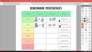 Benchmark Percentages Instructional Video