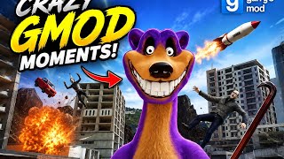 CRAZY GMOD MOMENTS! 😱 Purple Monster Chaos in GMod #sfm #gmod #kpop 