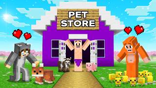 I Opened A Pet Shop In Minecraft Cherry Island