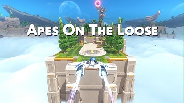 APE ESCAPE LEVEL! APES ON THE LOOSE 100% COMPLETION WITH ALL BOTS FOUND! ASTROBOT