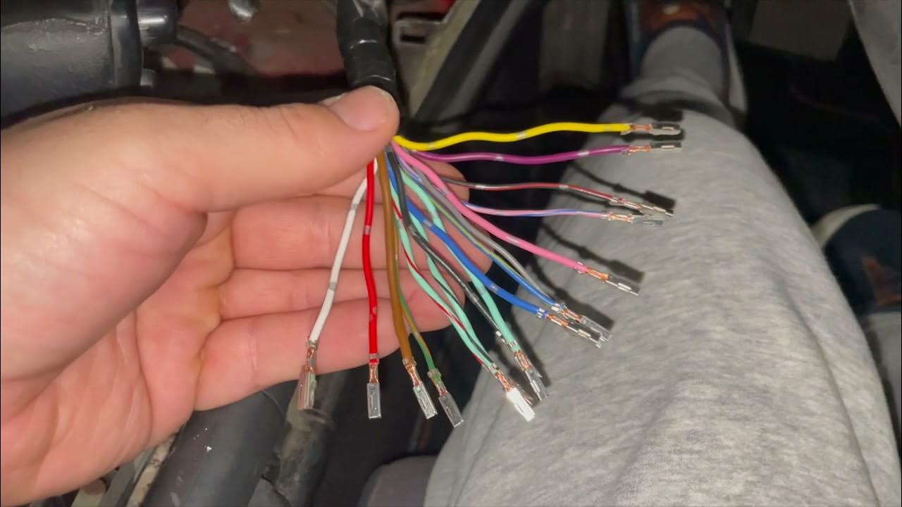 MKIV Supra Radio harness cut solution wiring diagram YouTube