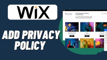 How To Add Privacy Policy To Wix Website (2023)