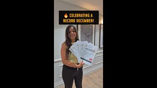 Celebrating a record December! #shorts