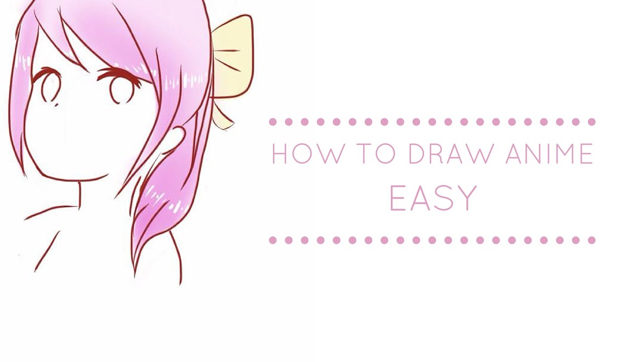 How To Draw A Simple Anime Girl, Step by Step, Drawing Guide, by Dawn #anime  #art #simple #drawing #animeartsim…