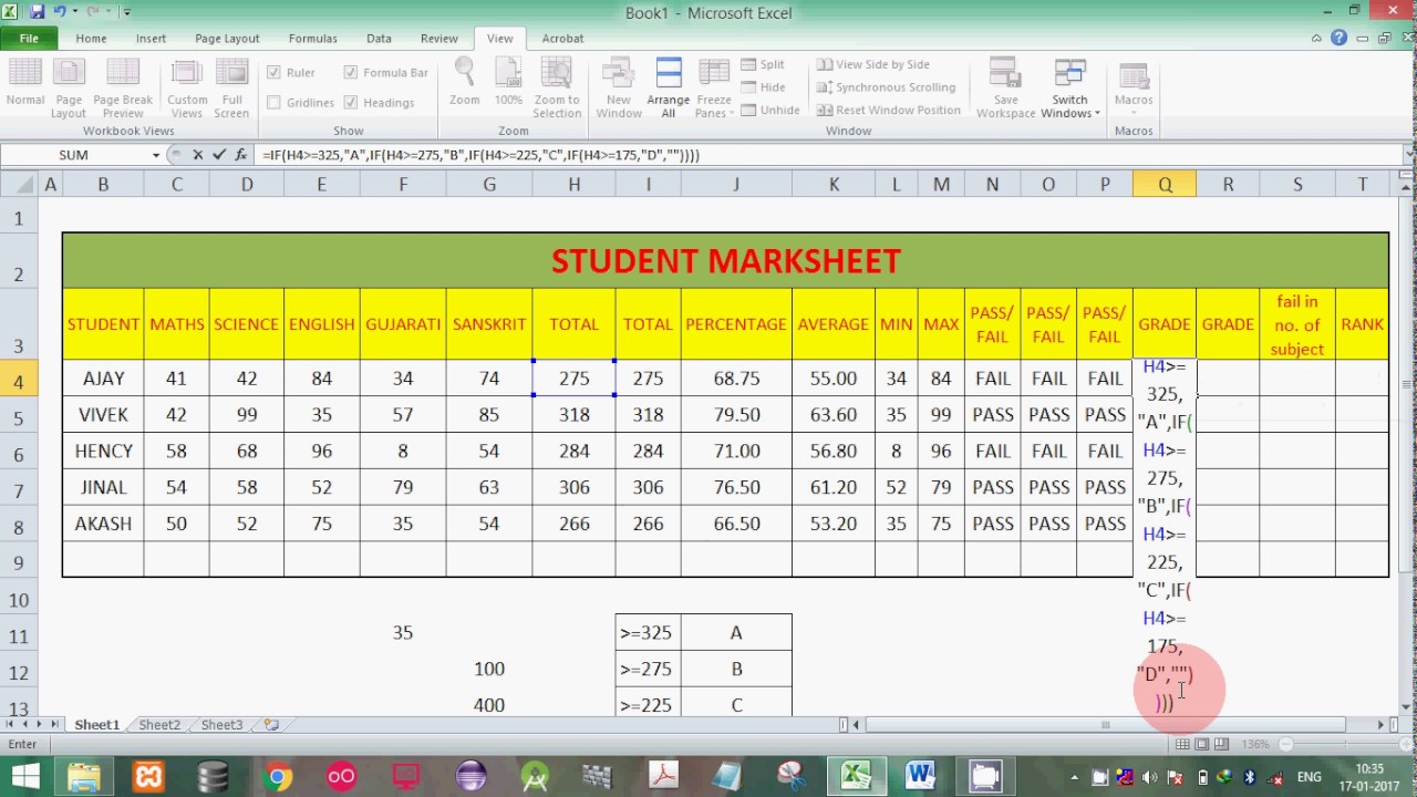 excel student - Ficim