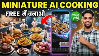 Miniature World Food Cooking AI Video Kaise Banaye | Create Viral Miniature Ai Cooking Video (FREE) screenshot 3
