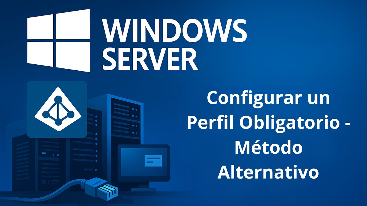 Configurar un perfil obligatorio en Windows Server Standard - Método alternativo