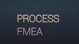 Process Fmea Process Failure Mode And Effect Ysis