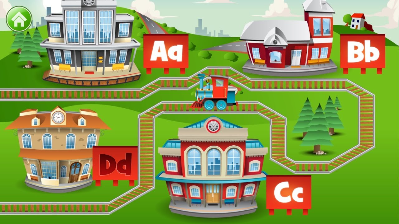 Kids ABC Letter Trains Educational Education "Preschool Learning" kids
