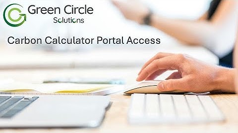 GCS Carbon Calculator Portal Access