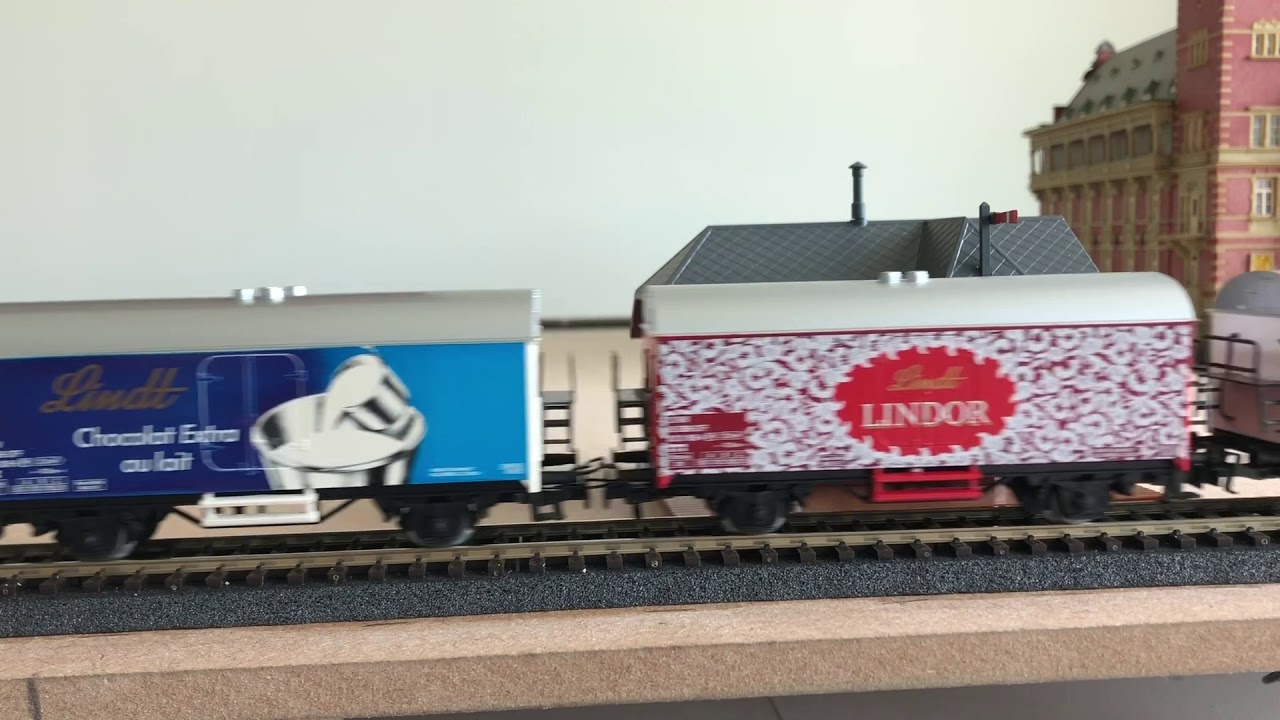 Chocolate train coming through