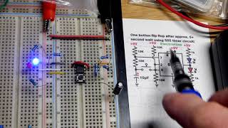 Quick Improvement to 1 Button Flip Flop 555 Timer Circuit