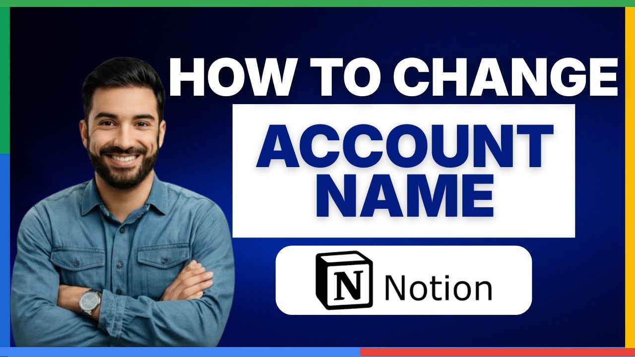 How to change account name on Notion video[FULL GUIDE] - YouTube