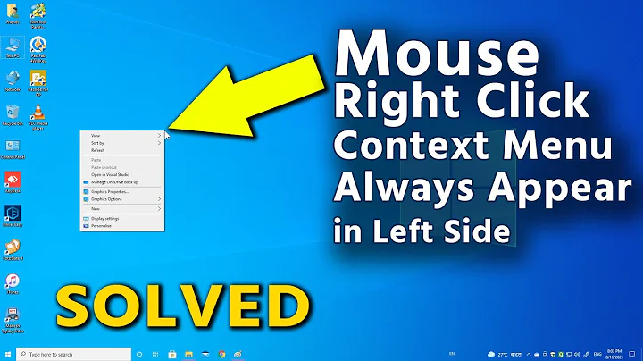 [SOLVED] Mouse right click context menu always open in left side Windows 10 | Right click left side - DayDayNews