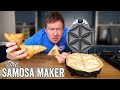 The Samosa Maker VS Um.... normal homemade Samosas (ok that's a good title)