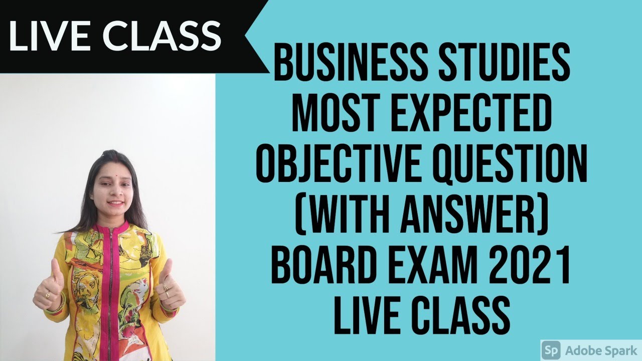 Business Studies | set -1|  1 markers Objective  Ques Board 2021