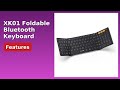 REVIEW (2025): XK01 Foldable Bluetooth Keyboard. Features.