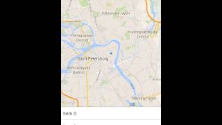 Android Foursquare like map animation (sliding panel) with ListView screenshot 3