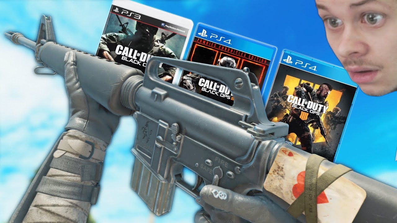 BO1 M16 vs BO3 M16 vs BO4 M16 YouTube