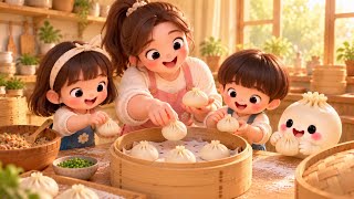 The Yummy Pau Pau Song | Learn to Make Buns! | Kids Songs & Nursery Rhymes | Pau Pau Chaos