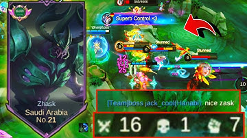 MIJN NIEUWE ZHASK BUILD 2025 IS UITSTEKEND ☠️!! ZHASK IS DE BESTE BUILD IN MLBB 2025!! (100% KAPOT)