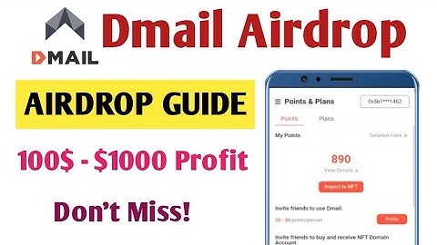 Dmail Airdrop Complet Guide | Free Dmail Domain | Earn 100$ - 1000$ | Dmail Airdrop Complet Guide
