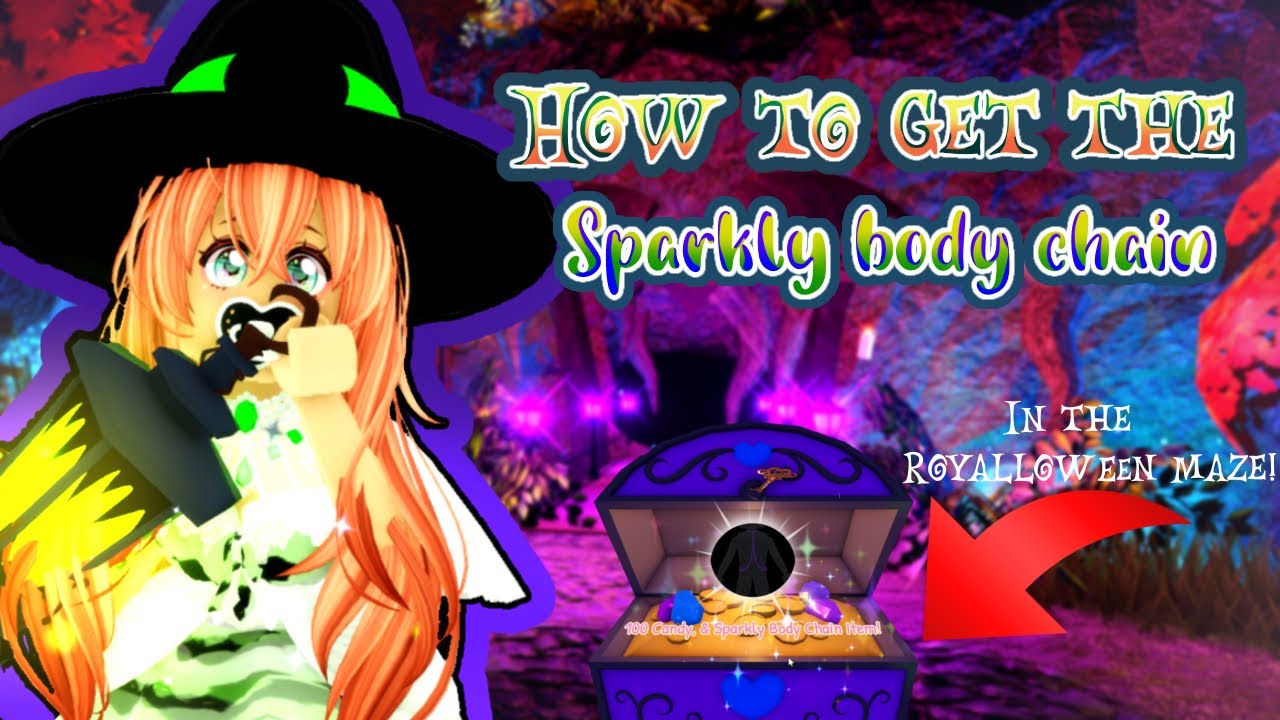 HOW TO FIND Sparkly Body Chain & Candy Chest ⚠️ Royalloween 2022 Mt