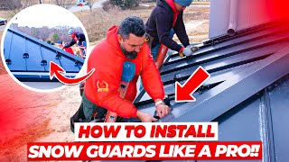 HOW TO INSTALL SNOW GUARDS LIKE A PRO!!