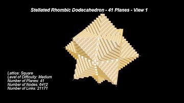 16. CPS Geometry - Minimum Surfaces - Stellated Rhombic Dodecahedron