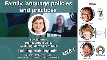 S14: Elizabeth Lanza - Family language policies and practices