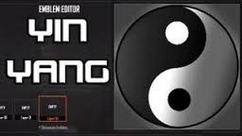 Black Ops 2 Yin Yang Emblem Tutorial